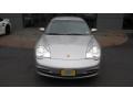 2004 Arctic Silver Metallic Porsche 911 Carrera Cabriolet  photo #3