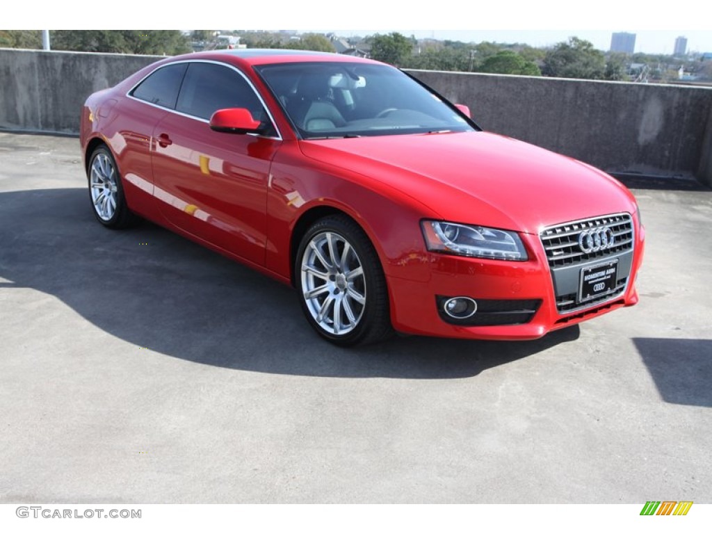 Brilliant Red Audi A5