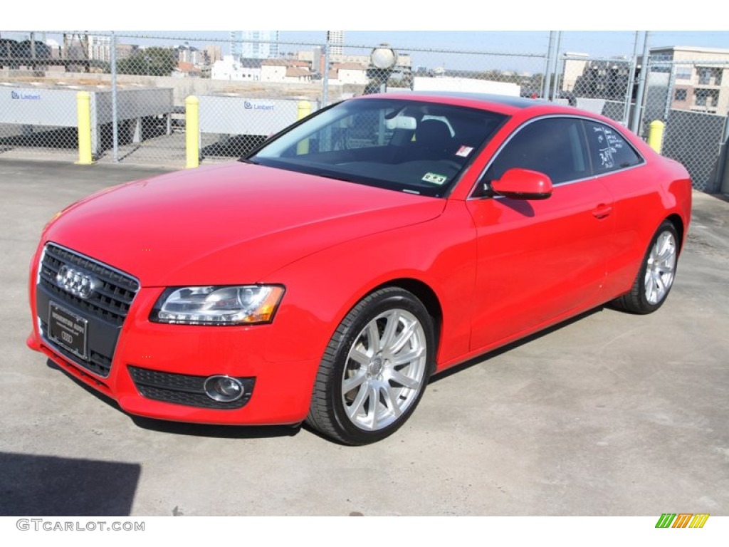 2011 A5 2.0T quattro Coupe - Brilliant Red / Black photo #3