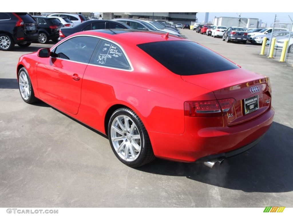 2011 A5 2.0T quattro Coupe - Brilliant Red / Black photo #7