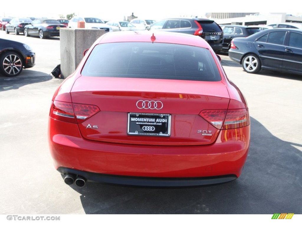 2011 A5 2.0T quattro Coupe - Brilliant Red / Black photo #8