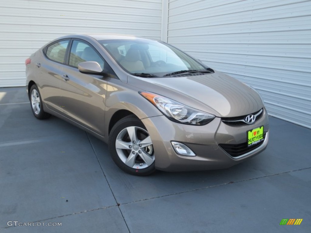 2013 Elantra GLS - Desert Bronze / Beige photo #1