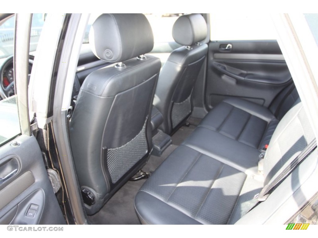 Onyx Interior 2001 Audi A4 1.8T quattro Sedan Photo #75186437