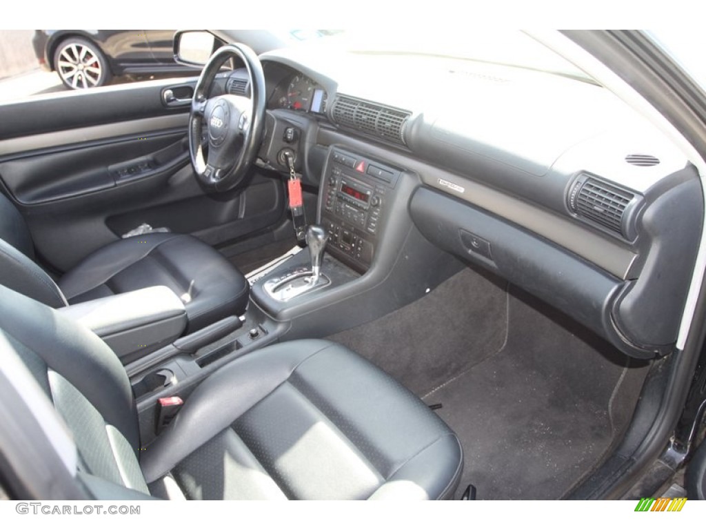 Onyx Interior 2001 Audi A4 1.8T quattro Sedan Photo #75186647
