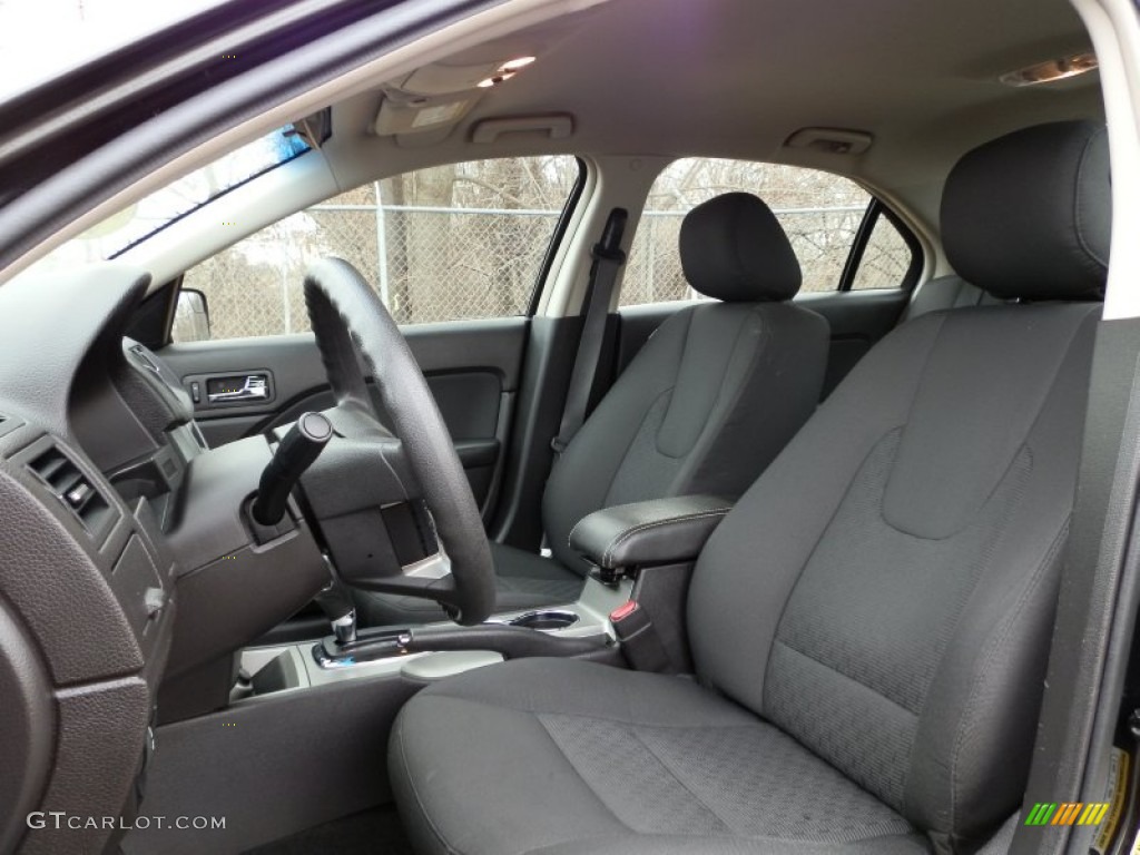 Charcoal Black Interior 2012 Ford Fusion SEL V6 Photo #75188555