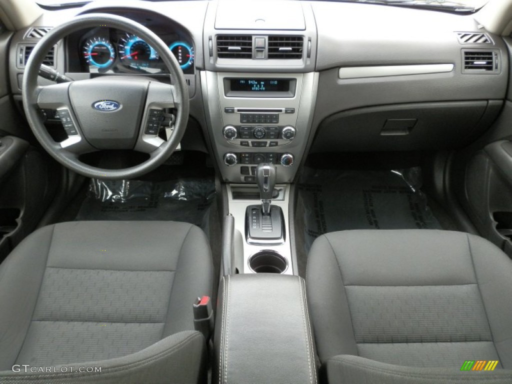 2012 Ford Fusion SEL V6 Charcoal Black Dashboard Photo #75188580