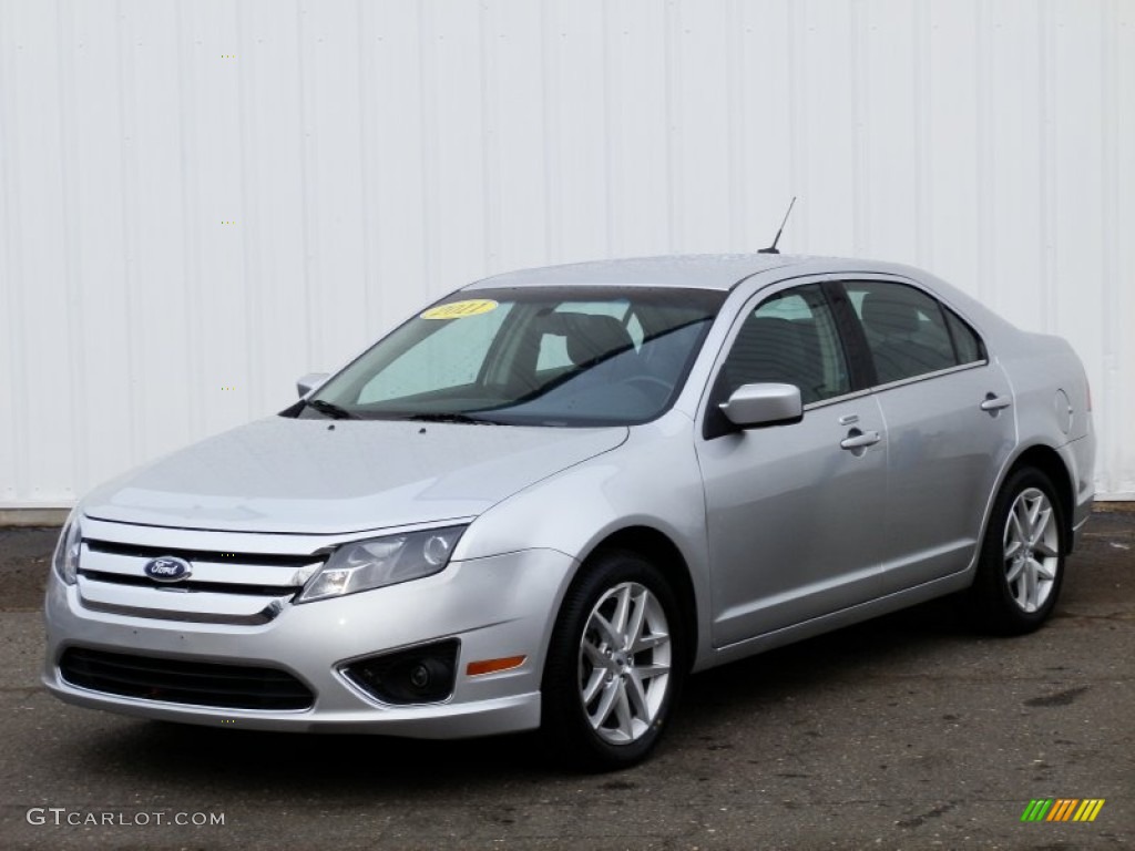 2011 Fusion SEL V6 - Ingot Silver Metallic / Charcoal Black photo #1