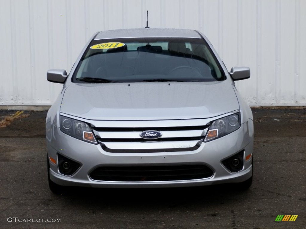 2011 Fusion SEL V6 - Ingot Silver Metallic / Charcoal Black photo #2