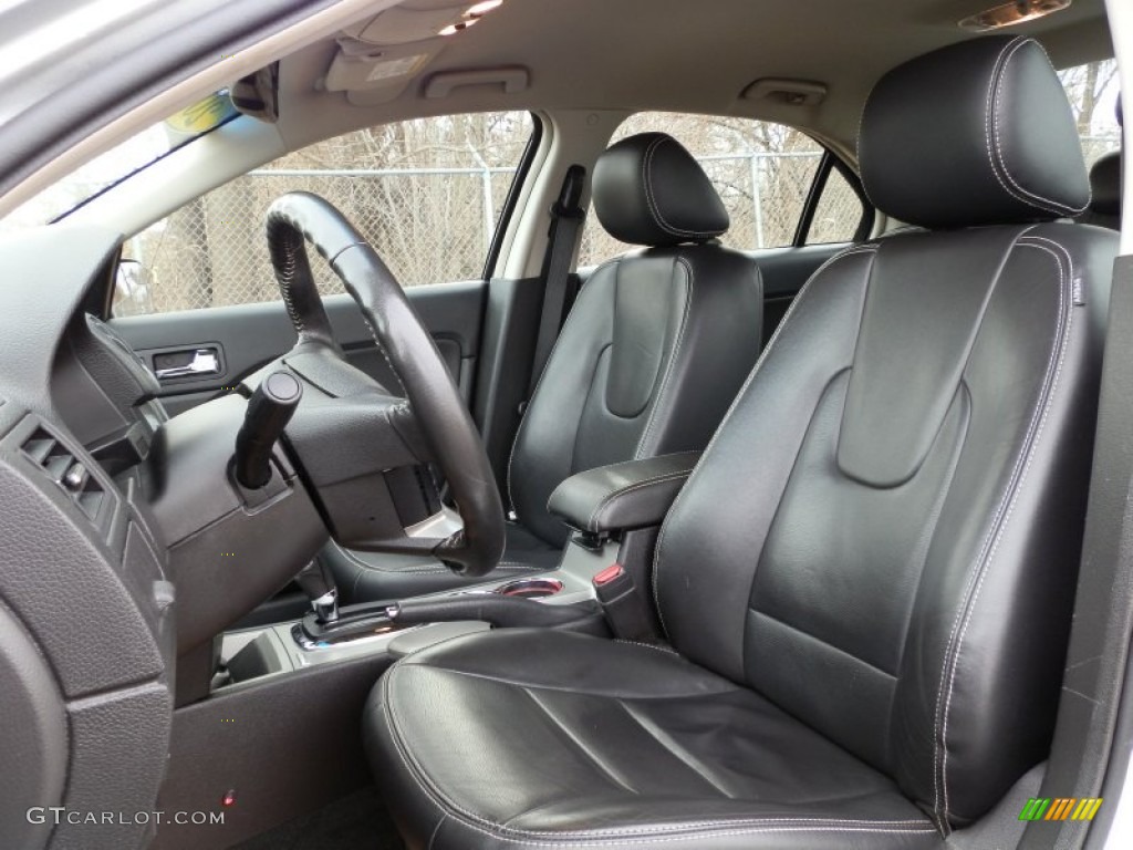 Charcoal Black Interior 2011 Ford Fusion SEL V6 Photo #75188895