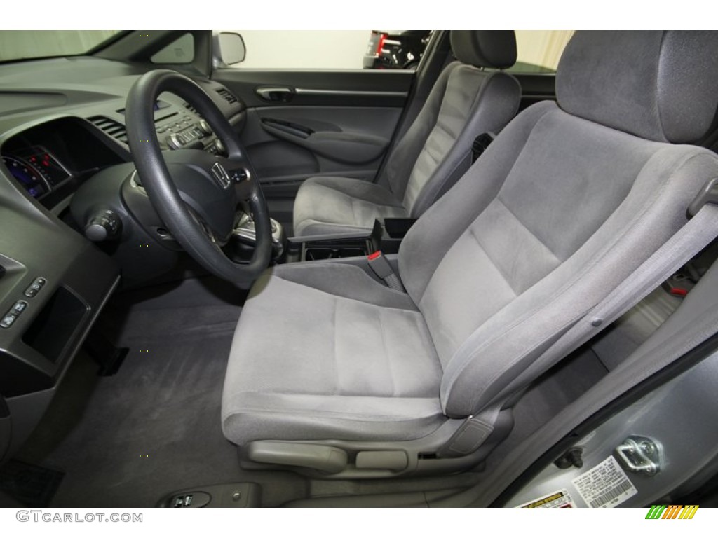 2008 Civic EX Sedan - Alabaster Silver Metallic / Gray photo #3