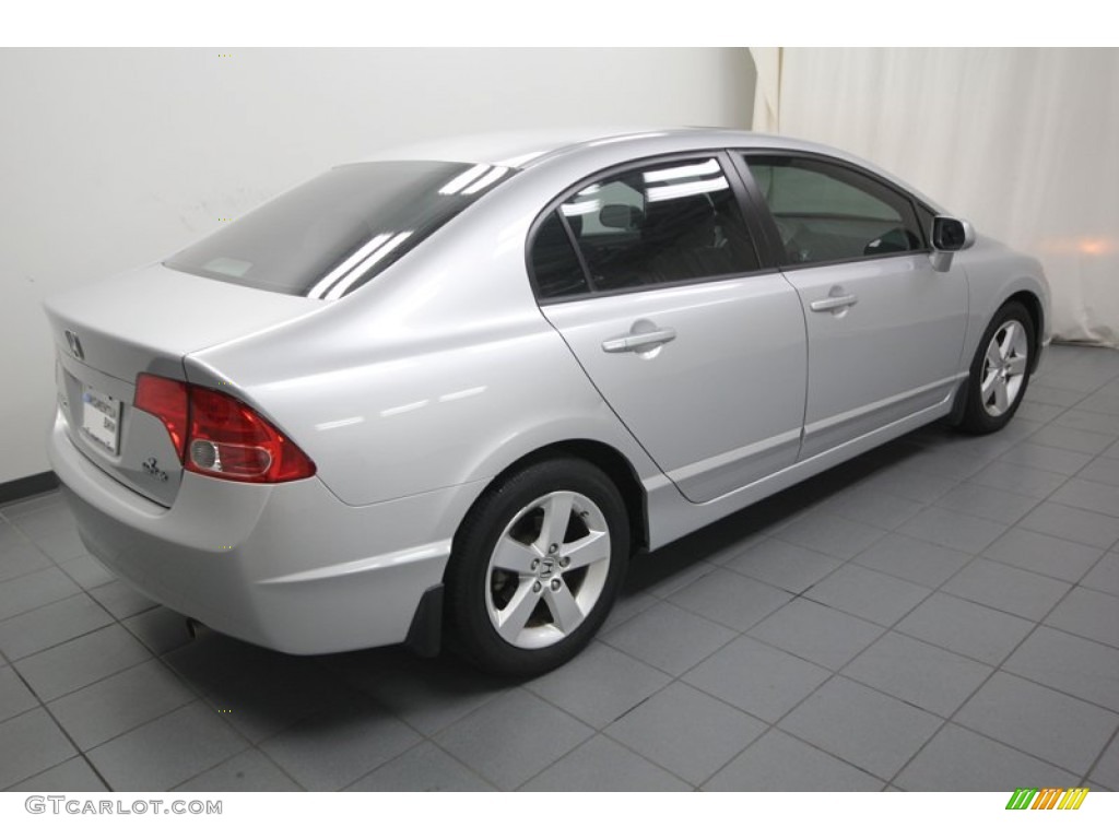 2008 Civic EX Sedan - Alabaster Silver Metallic / Gray photo #11