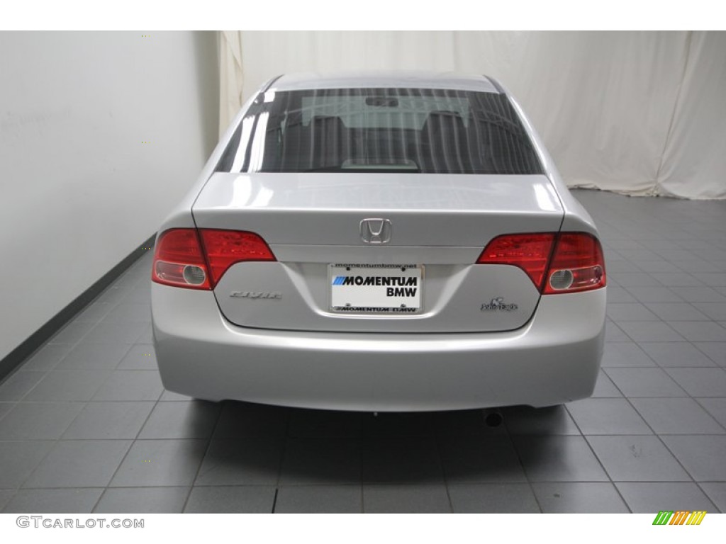 2008 Civic EX Sedan - Alabaster Silver Metallic / Gray photo #12