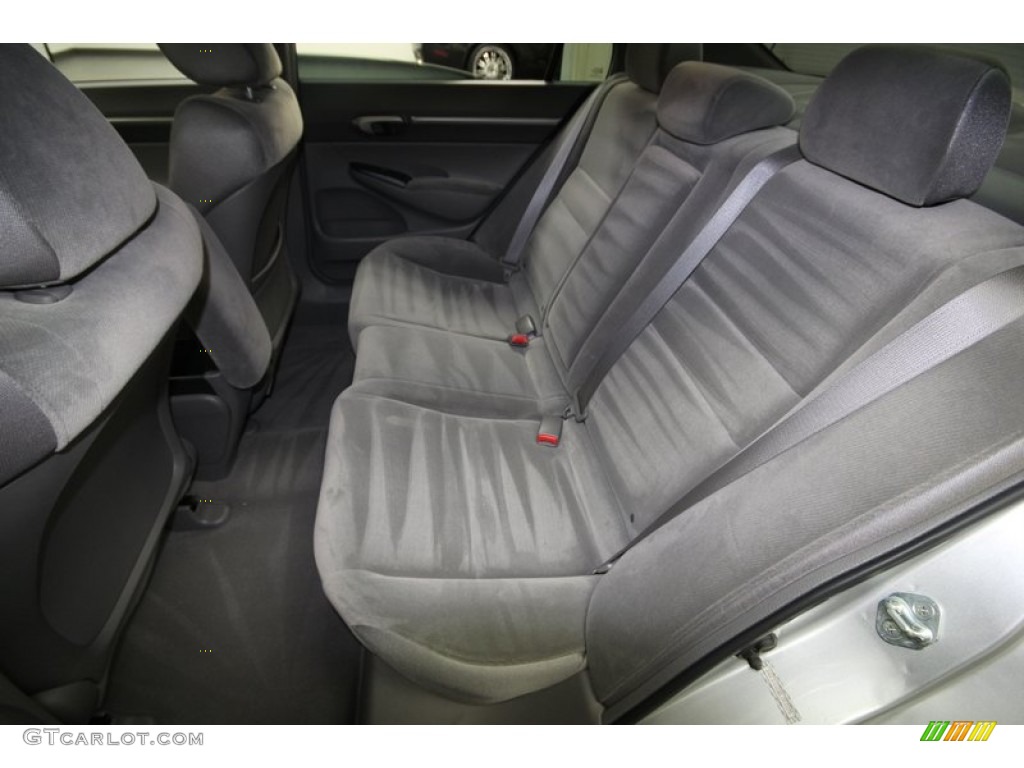2008 Civic EX Sedan - Alabaster Silver Metallic / Gray photo #14