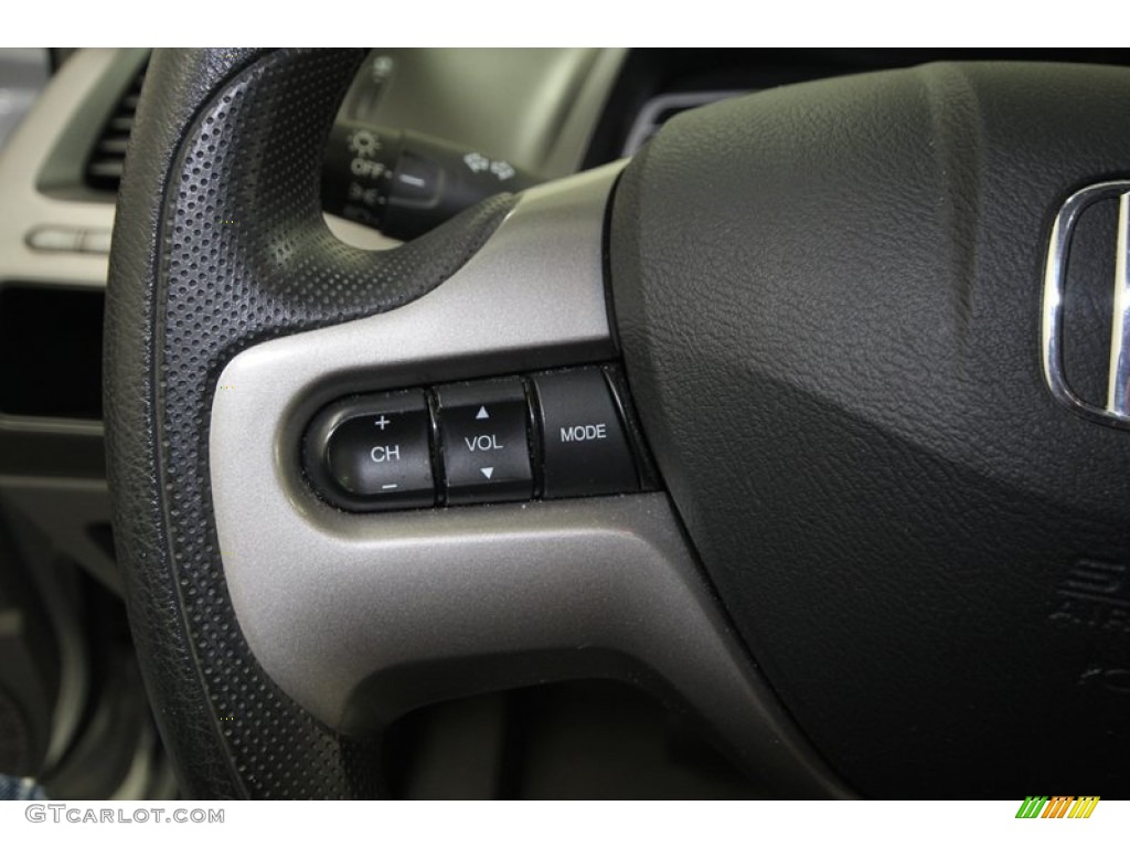 2008 Civic EX Sedan - Alabaster Silver Metallic / Gray photo #24