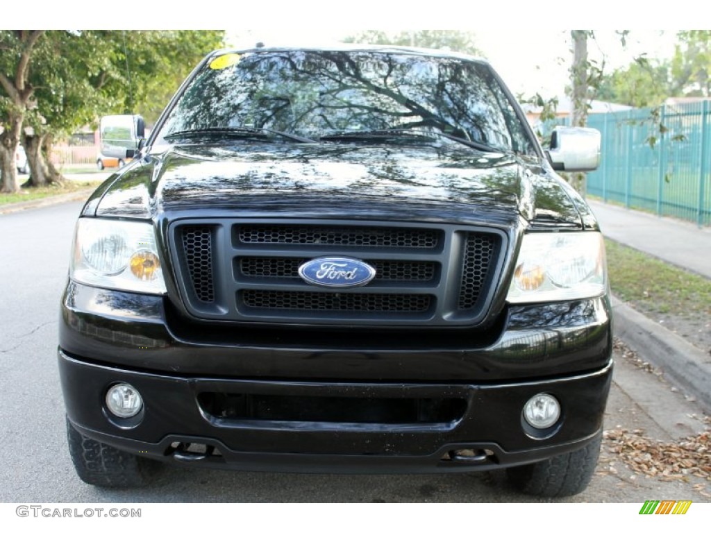 2006 F150 FX4 SuperCrew 4x4 - Black / Black photo #12