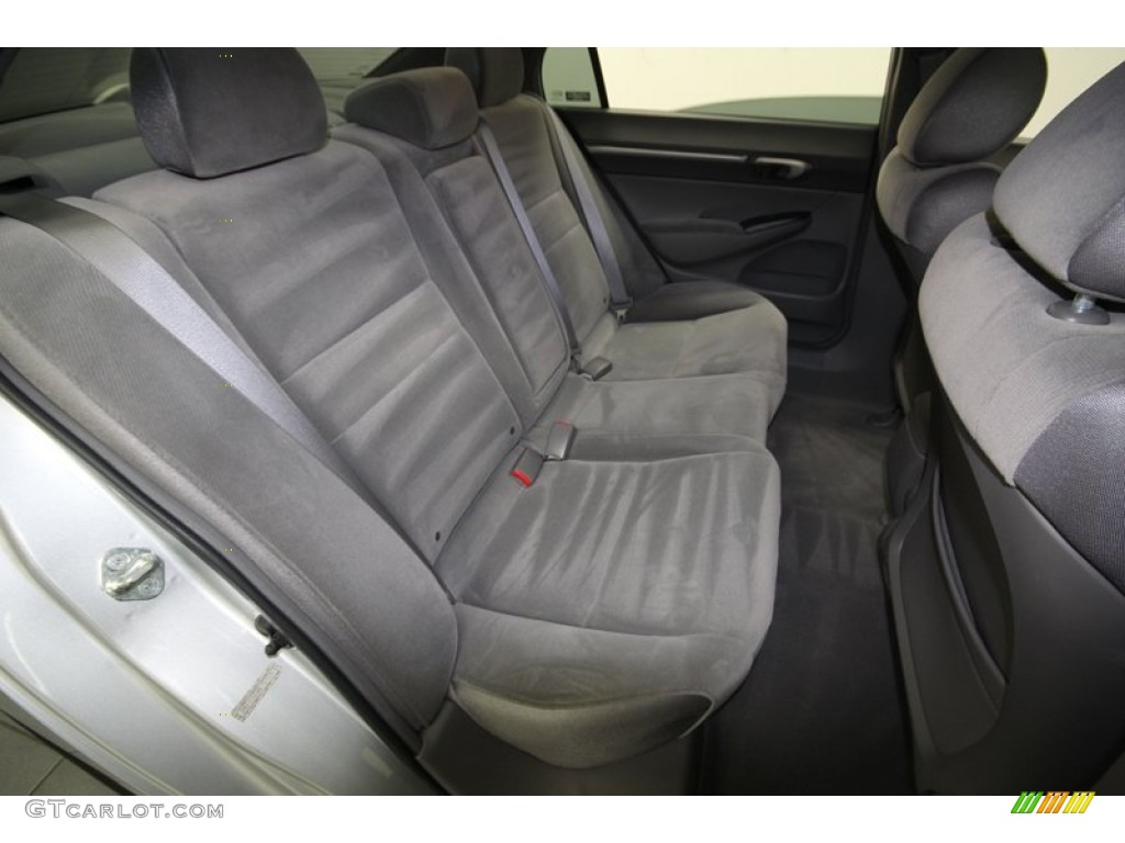 2008 Civic EX Sedan - Alabaster Silver Metallic / Gray photo #33