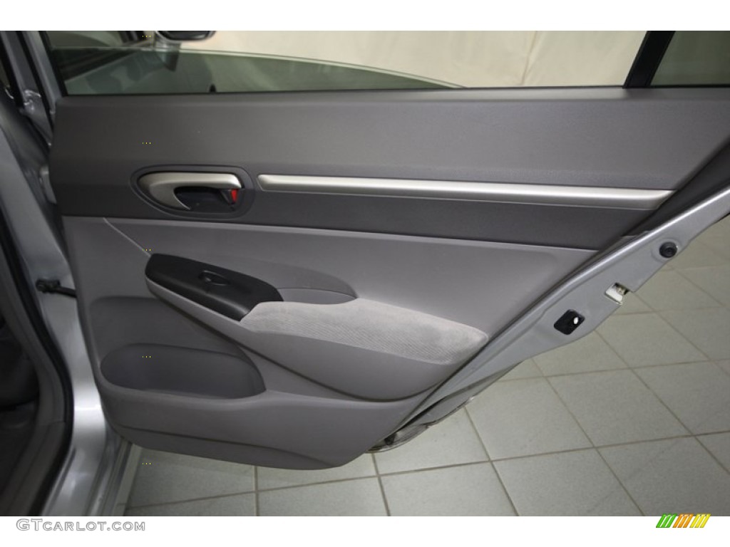 2008 Civic EX Sedan - Alabaster Silver Metallic / Gray photo #34