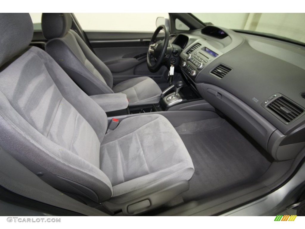 2008 Civic EX Sedan - Alabaster Silver Metallic / Gray photo #35