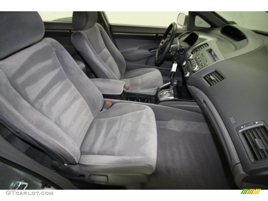 2008 Civic EX Sedan - Alabaster Silver Metallic / Gray photo #37