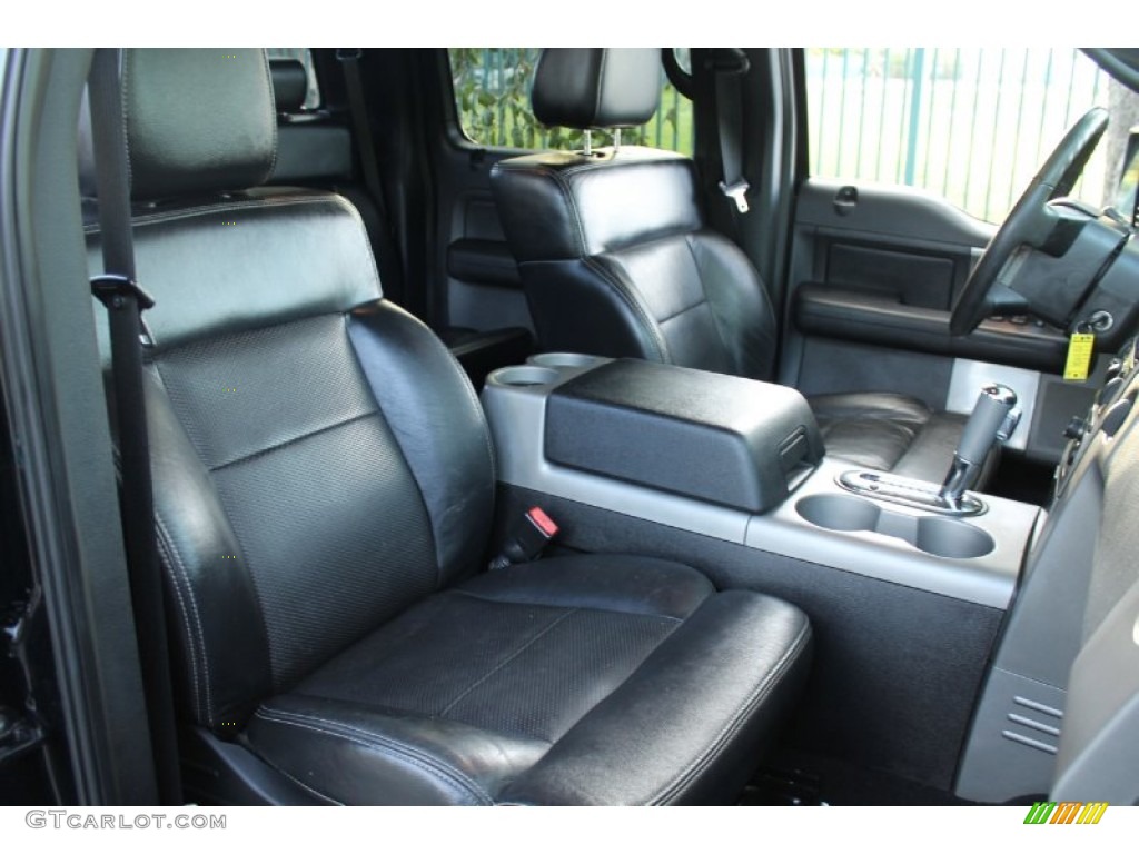 Black Interior 2006 Ford F150 FX4 SuperCrew 4x4 Photo #75189653