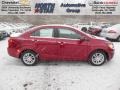 2013 Crystal Red Tintcoat Chevrolet Sonic LT Sedan  photo #1