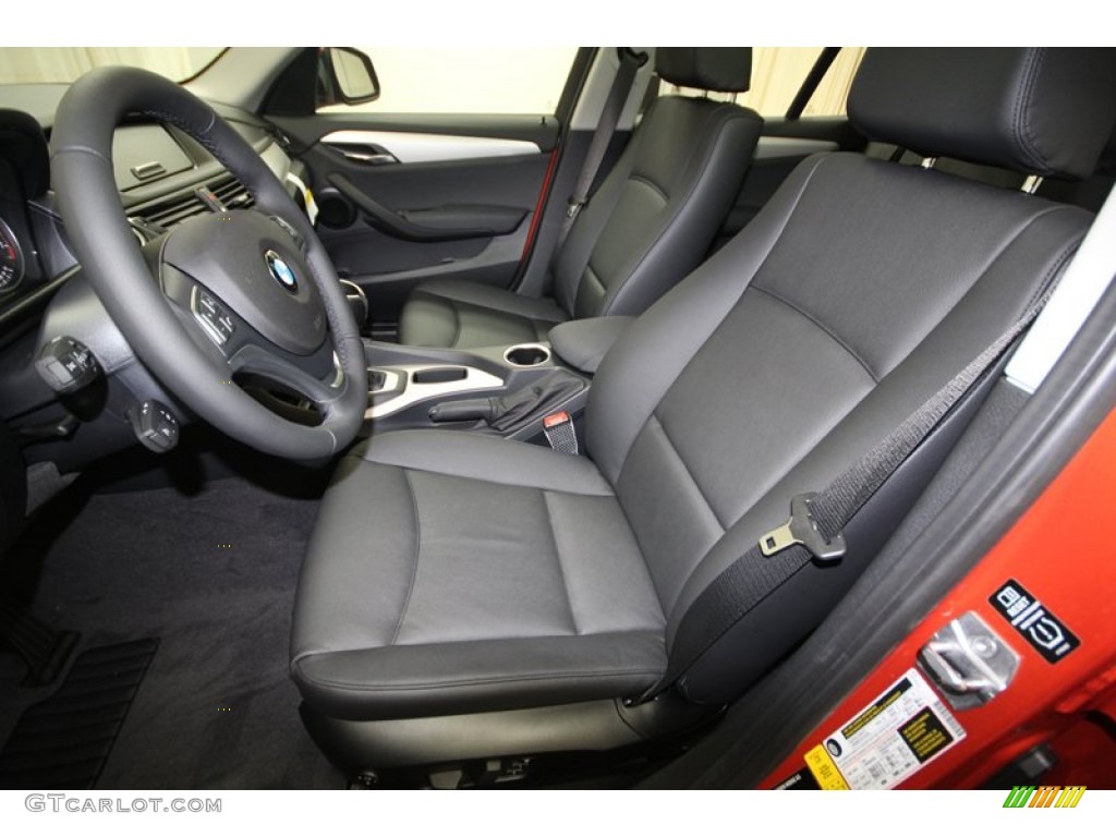 Black Interior 2013 BMW X1 sDrive 28i Photo #75191261