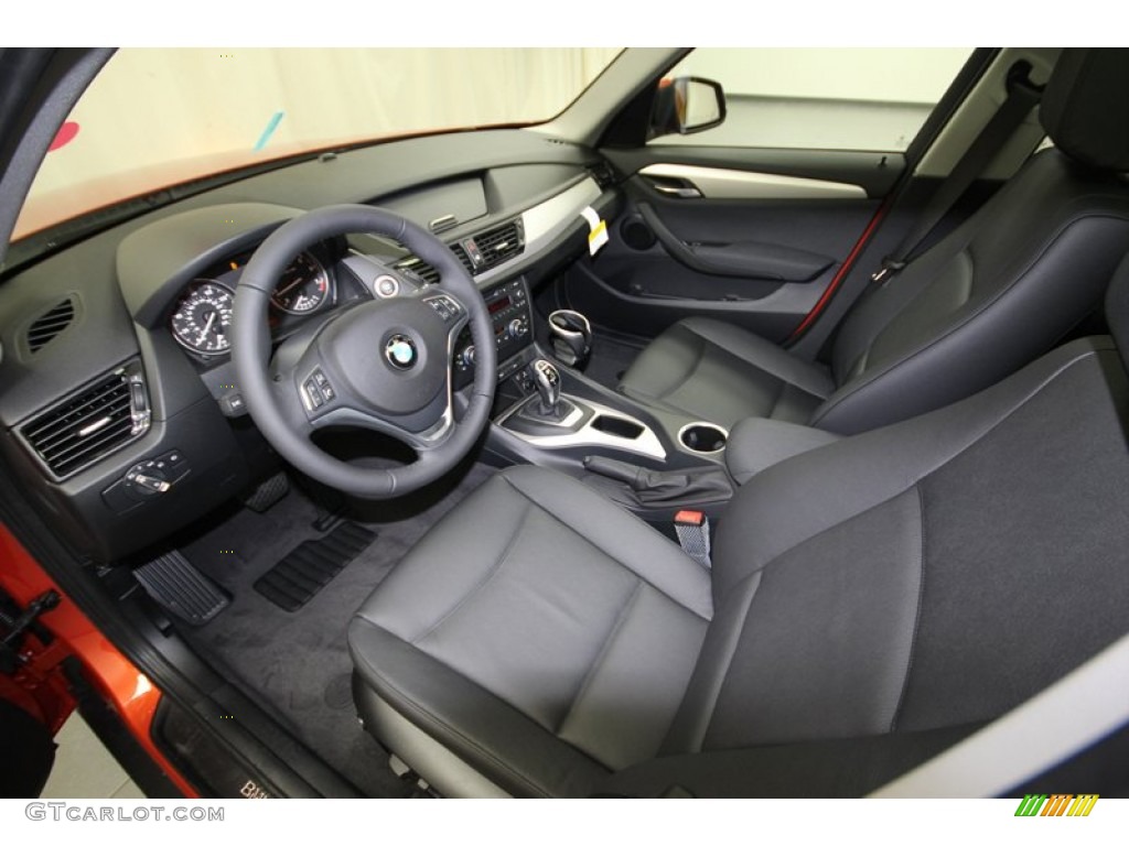 Black Interior 2013 BMW X1 sDrive 28i Photo #75191309