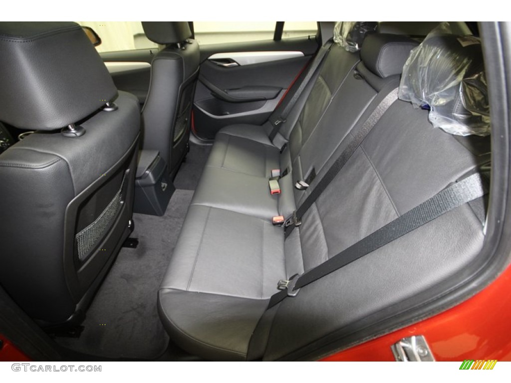 Black Interior 2013 BMW X1 sDrive 28i Photo #75191315