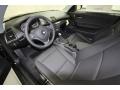 Black 2013 BMW 1 Series 128i Coupe Interior Color