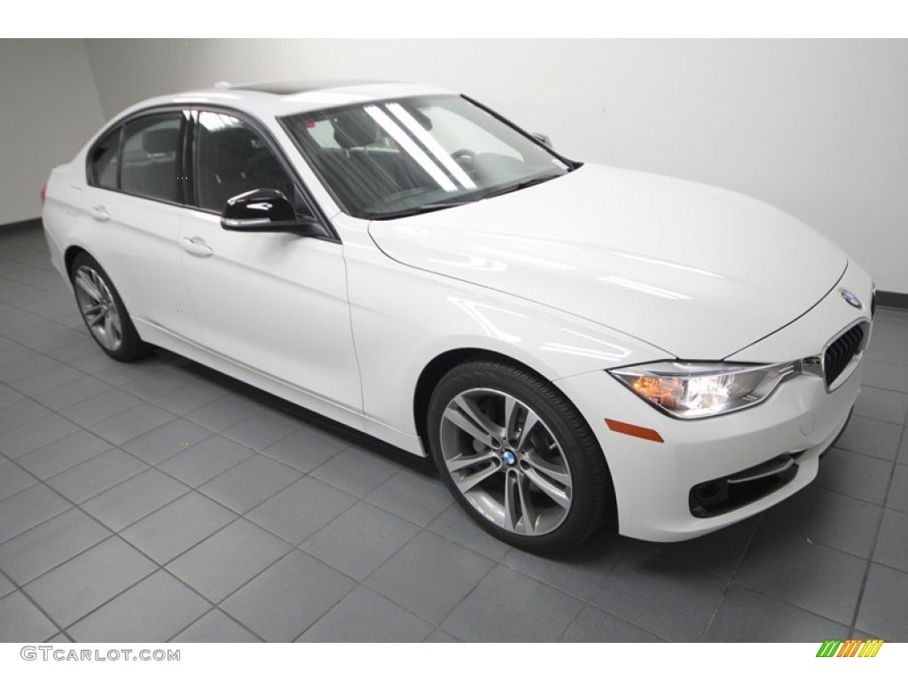 2013 3 Series 335i Sedan - Alpine White / Black photo #6