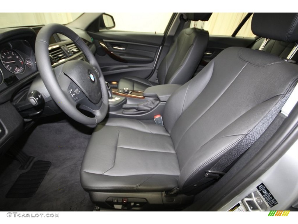 2013 3 Series 328i Sedan - Glacier Silver Metallic / Black photo #3