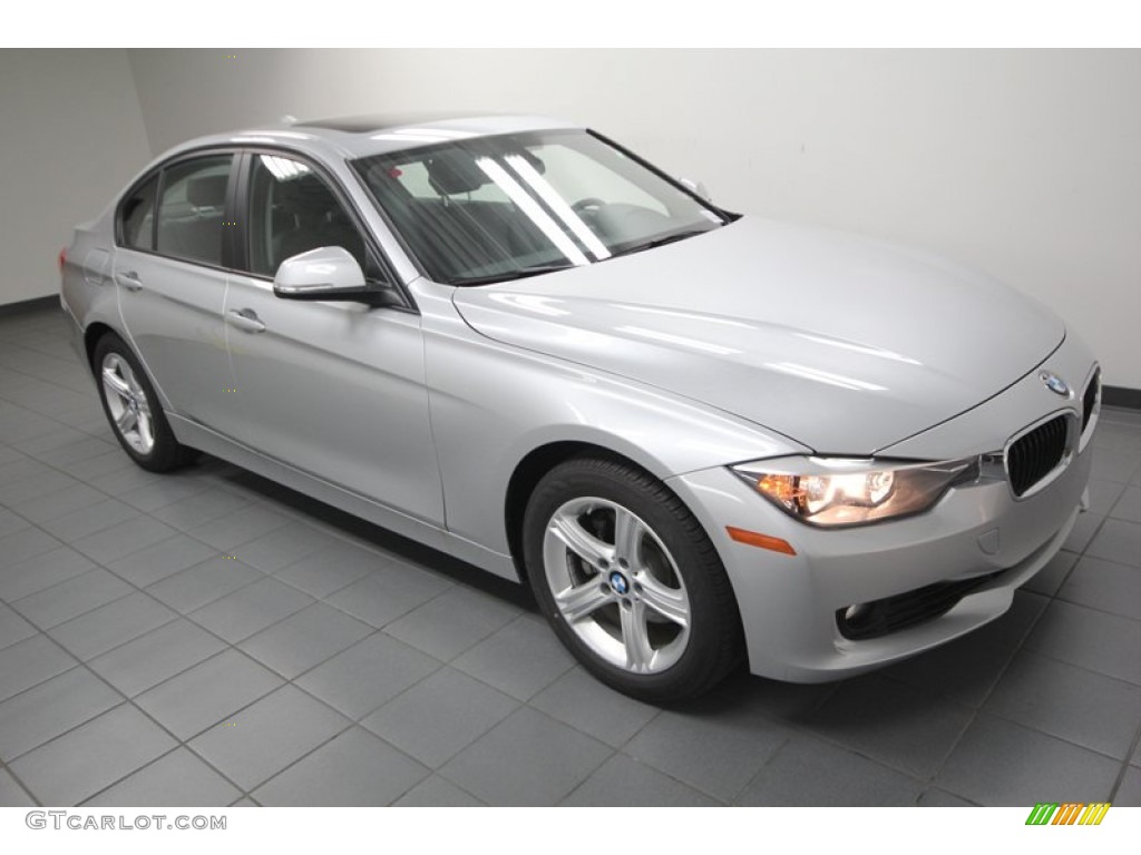 2013 3 Series 328i Sedan - Glacier Silver Metallic / Black photo #6