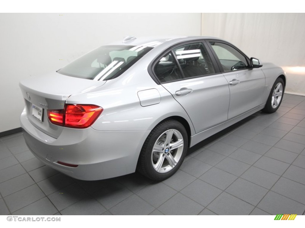 2013 3 Series 328i Sedan - Glacier Silver Metallic / Black photo #8