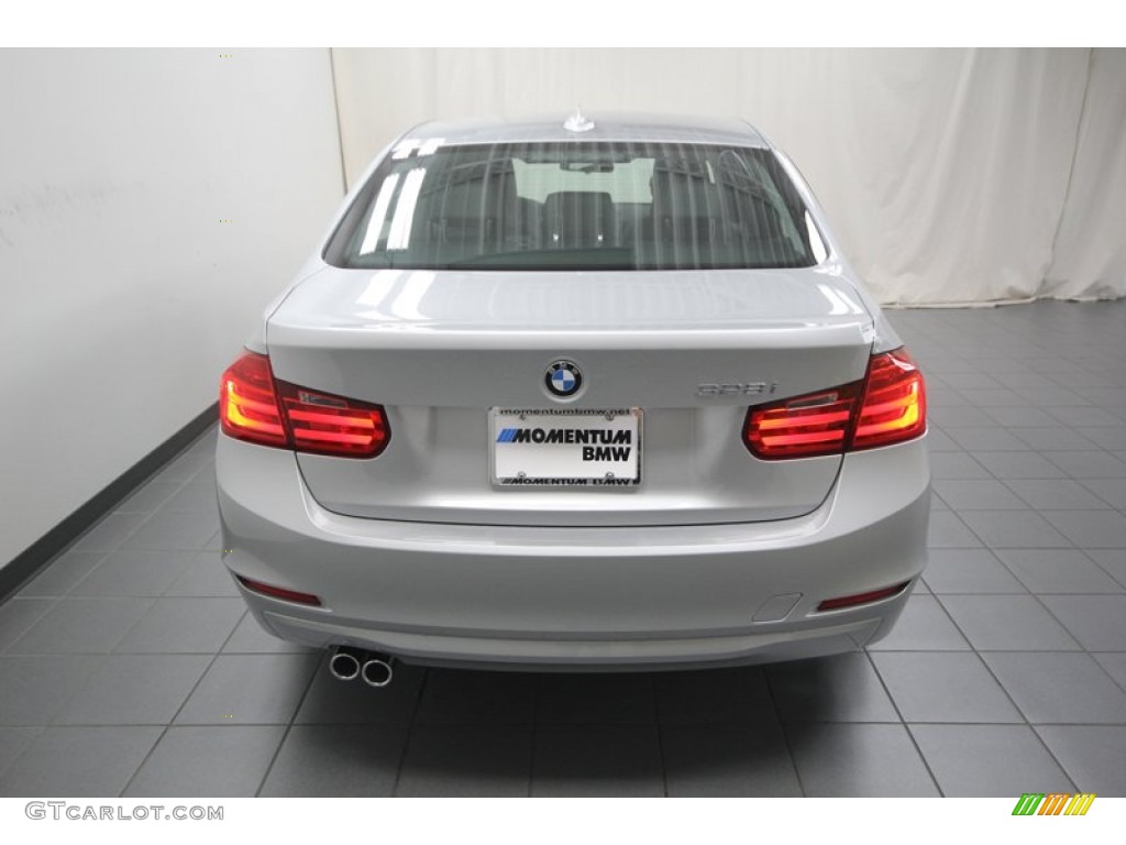 2013 3 Series 328i Sedan - Glacier Silver Metallic / Black photo #9