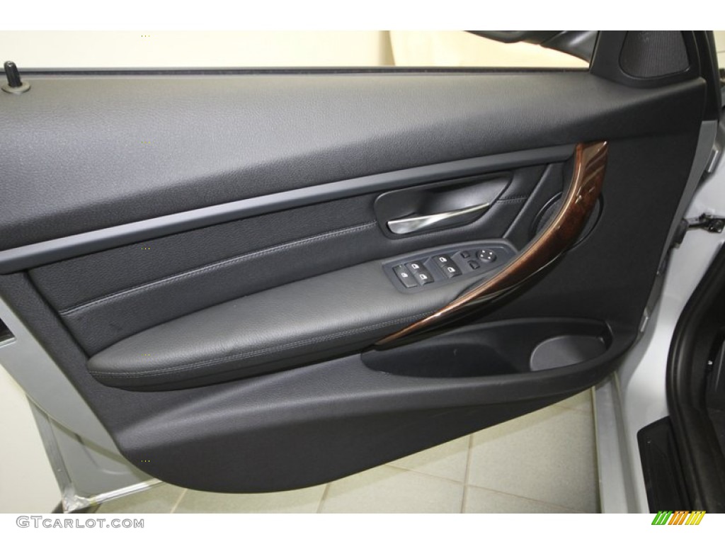 2013 3 Series 328i Sedan - Glacier Silver Metallic / Black photo #12