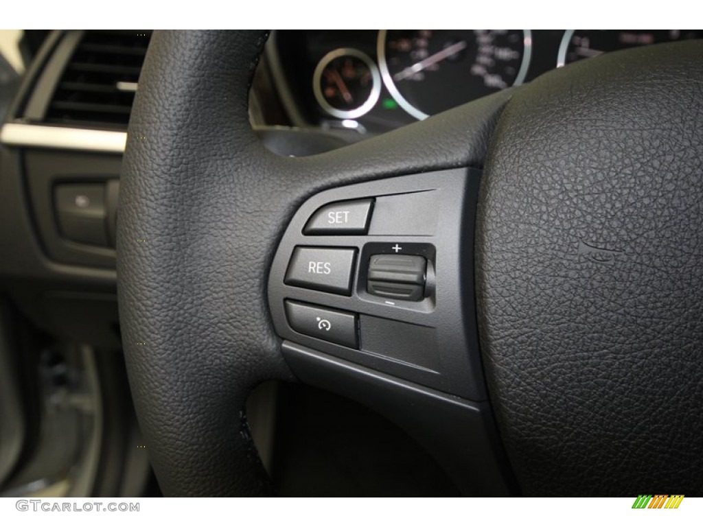 2013 3 Series 328i Sedan - Glacier Silver Metallic / Black photo #22