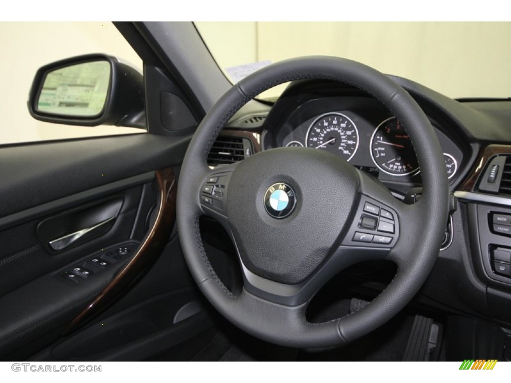 2013 3 Series 328i Sedan - Glacier Silver Metallic / Black photo #25