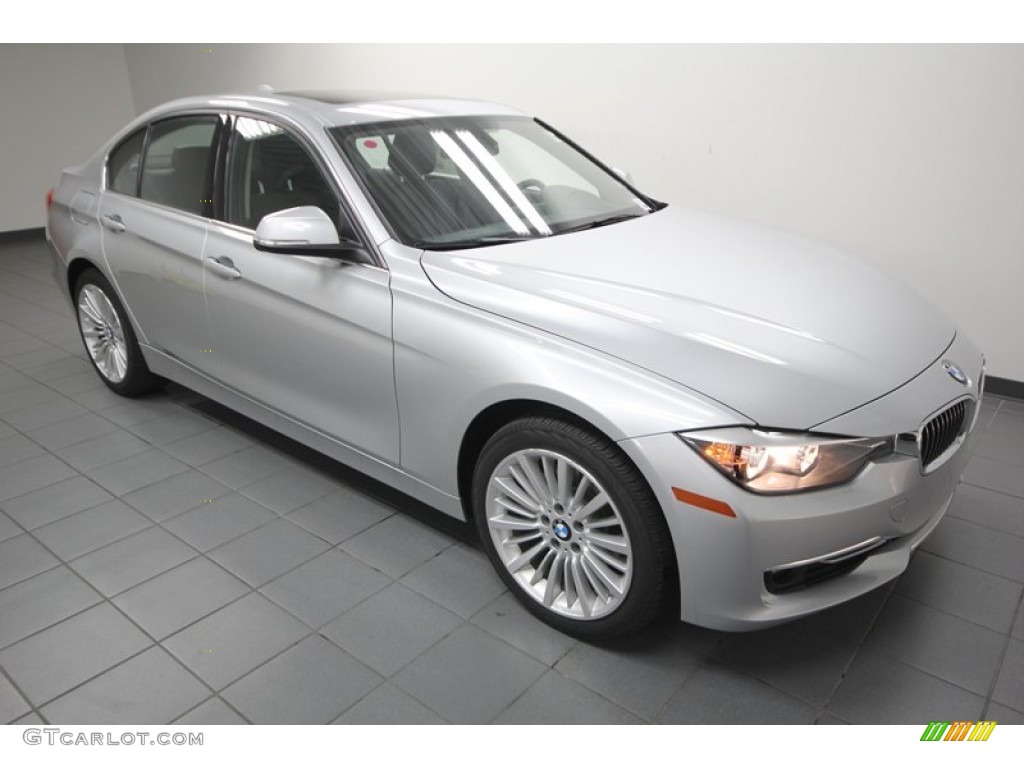 2013 3 Series 328i Sedan - Glacier Silver Metallic / Black photo #6