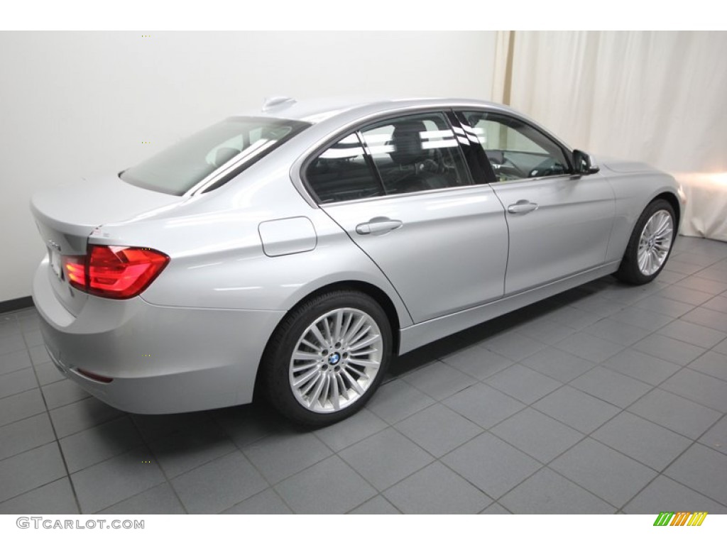 2013 3 Series 328i Sedan - Glacier Silver Metallic / Black photo #8