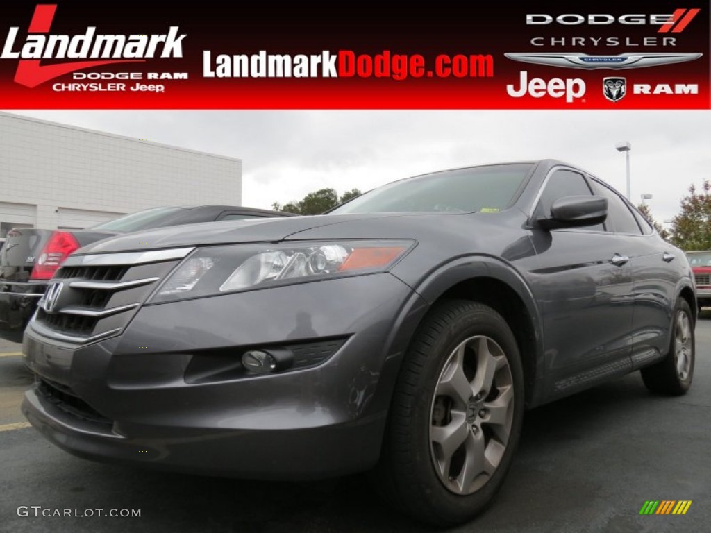 2010 Accord Crosstour EX-L - Polished Metal Metallic / Ivory photo #1