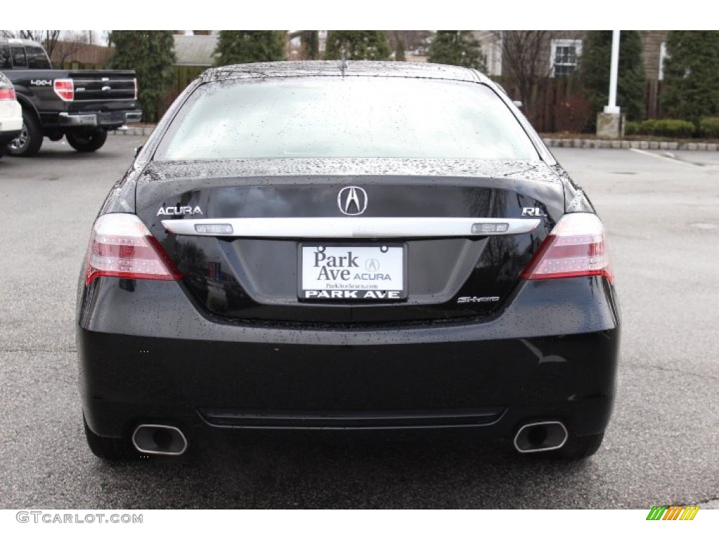 2010 RL Technology - Crystal Black Pearl / Ebony photo #4