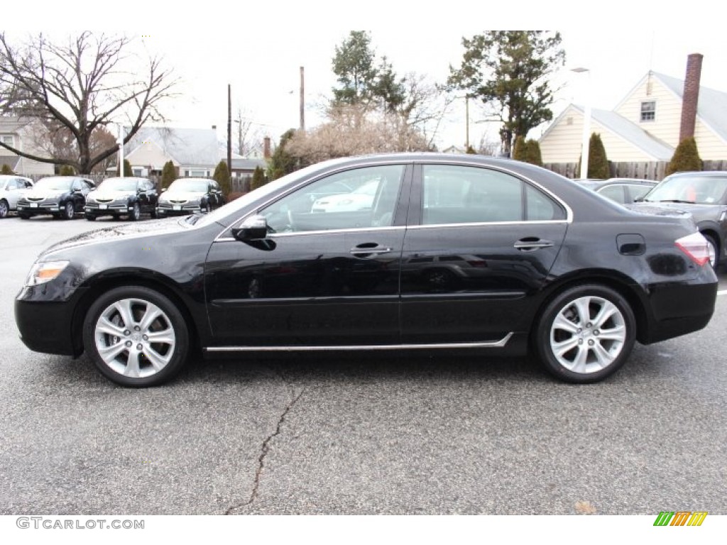 2010 RL Technology - Crystal Black Pearl / Ebony photo #6