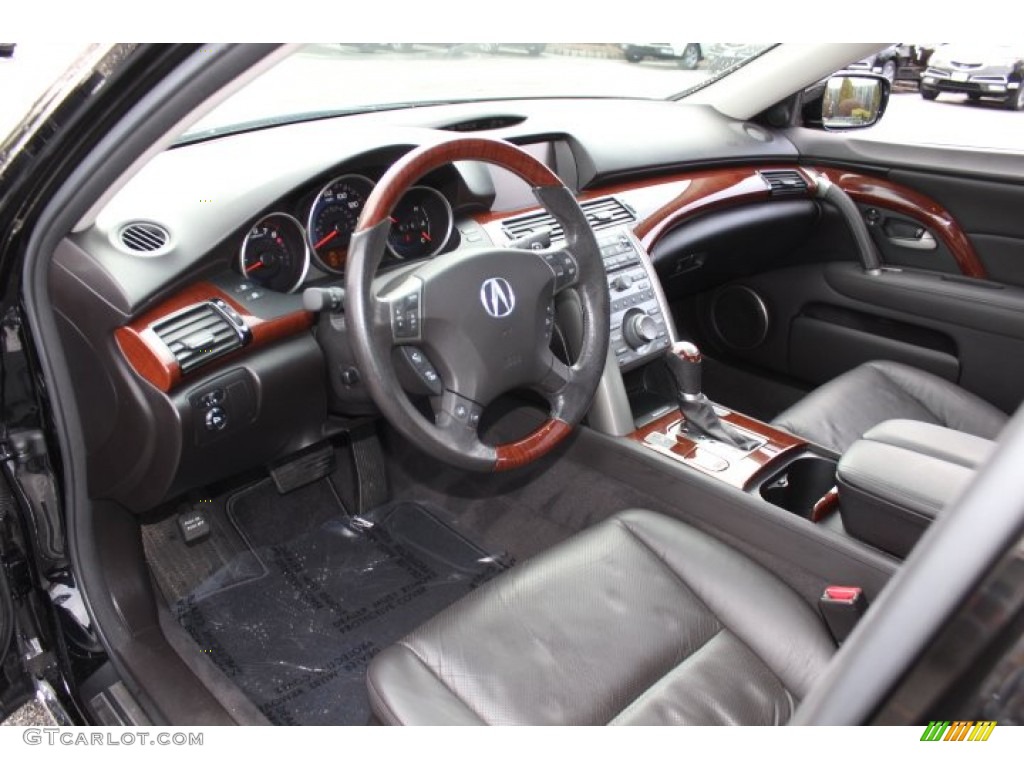 2010 RL Technology - Crystal Black Pearl / Ebony photo #10