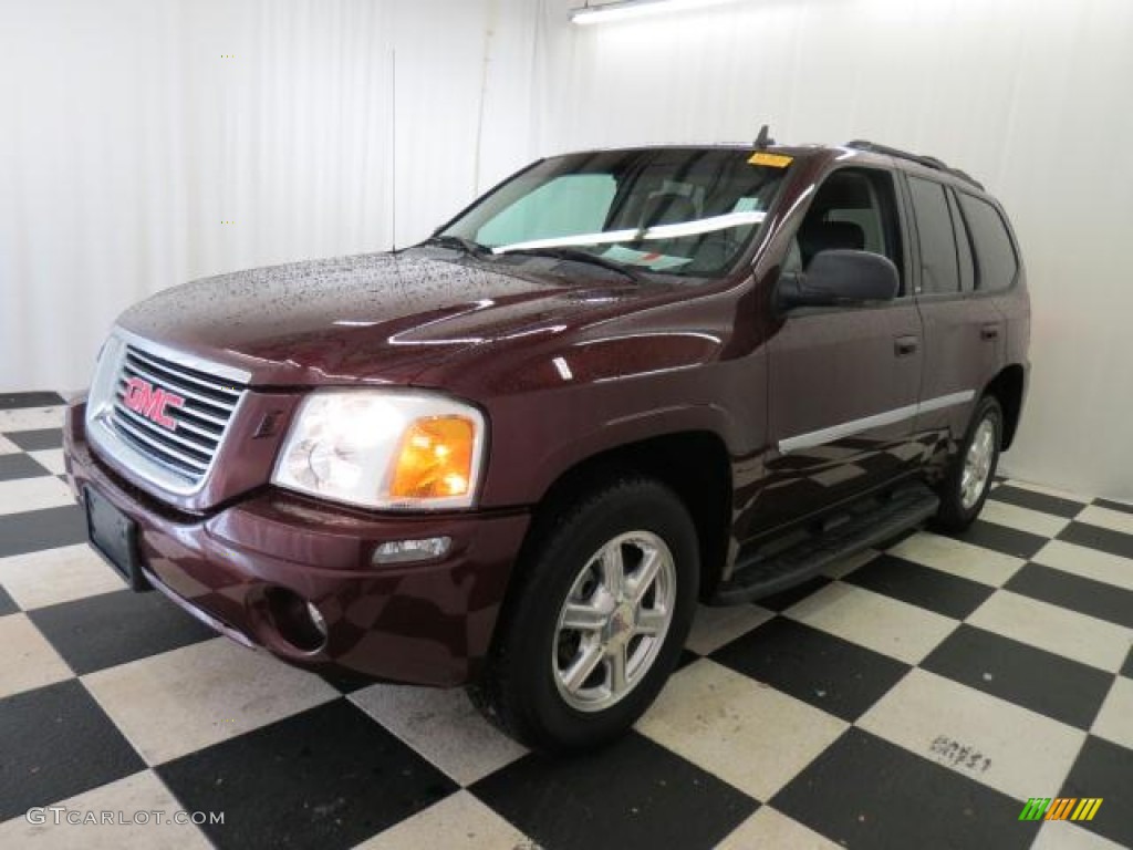2007 Envoy SLT - Cranberry Red Metallic / Ebony photo #3