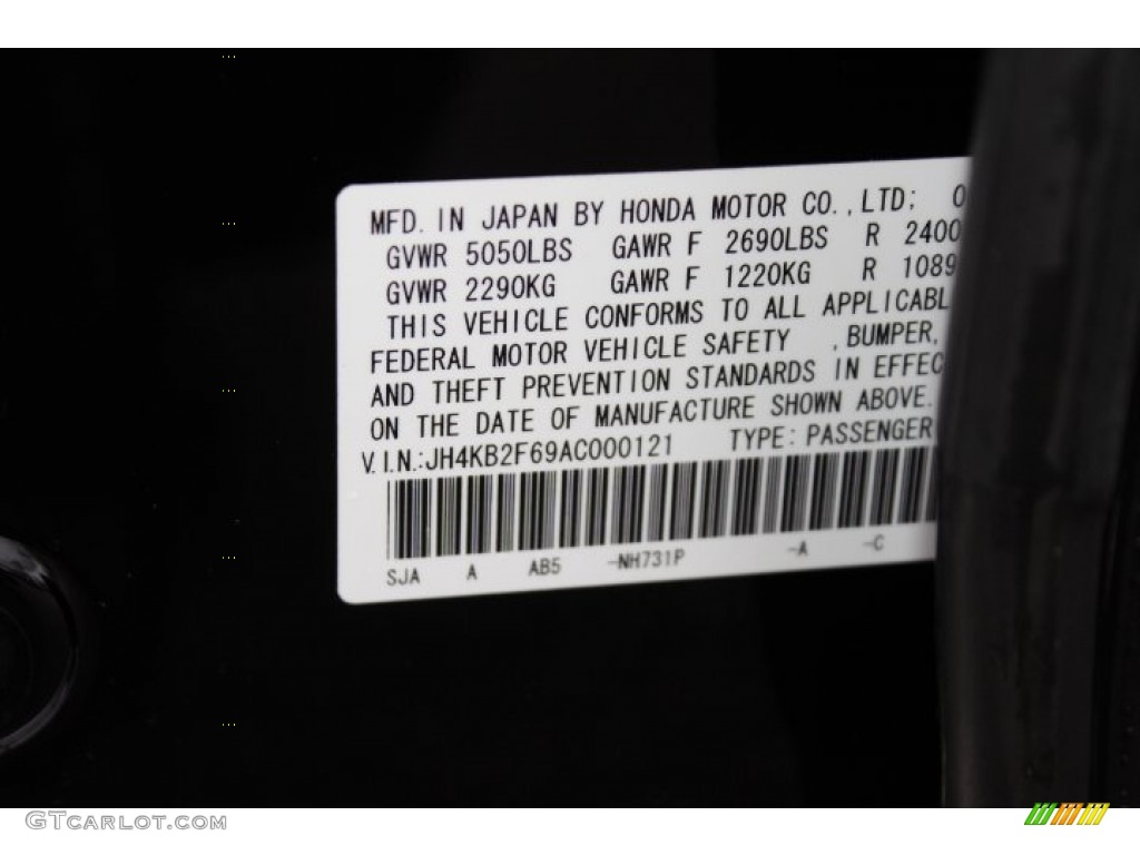 2010 RL Technology - Crystal Black Pearl / Ebony photo #33