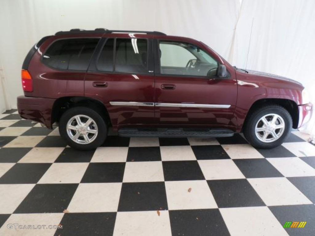 2007 Envoy SLT - Cranberry Red Metallic / Ebony photo #24