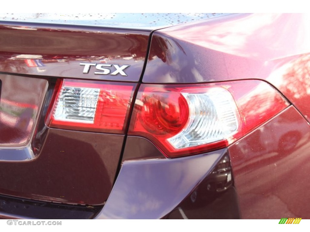 2010 TSX Sedan - Basque Red Pearl / Parchment photo #22