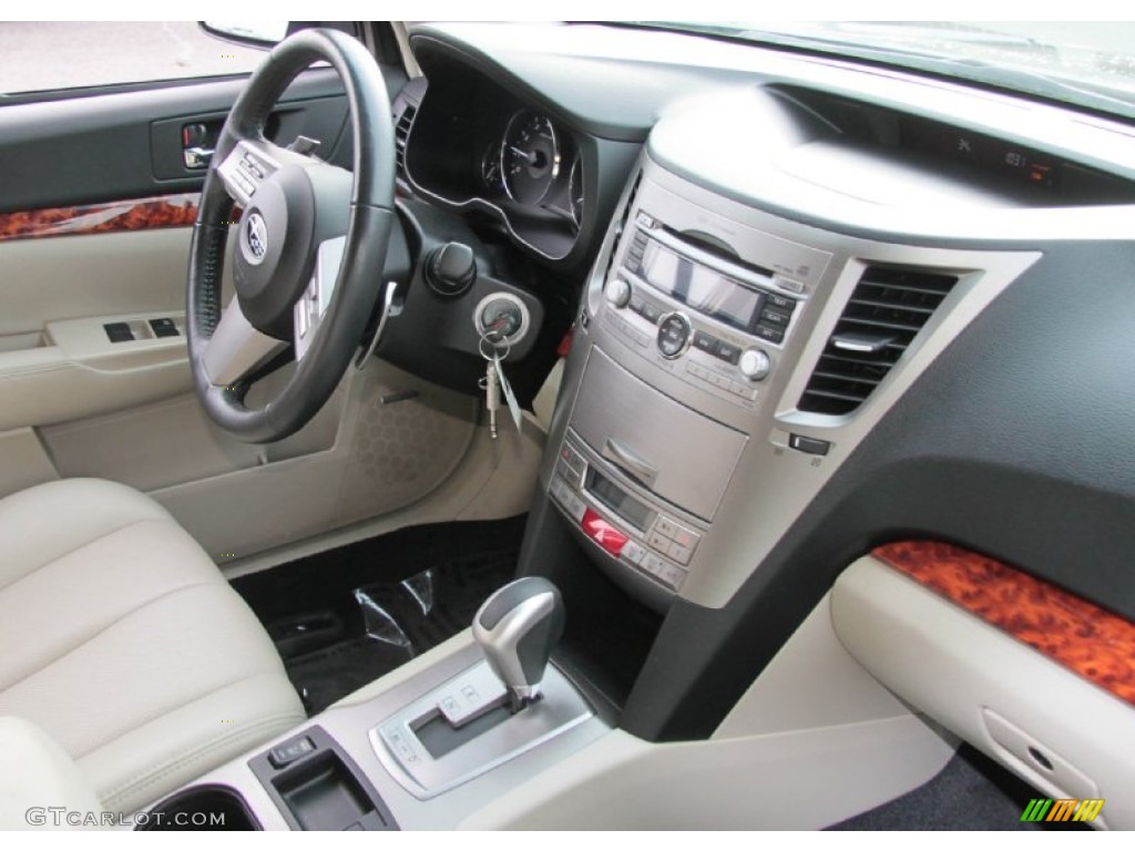 2011 Subaru Outback 3.6R Limited Wagon Warm Ivory Dashboard Photo #75195534