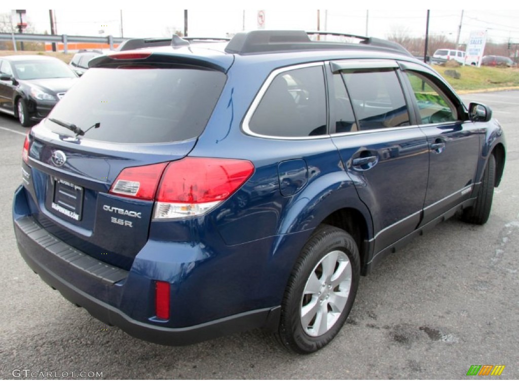 2011 Outback 3.6R Limited Wagon - Azurite Blue Pearl / Warm Ivory photo #6