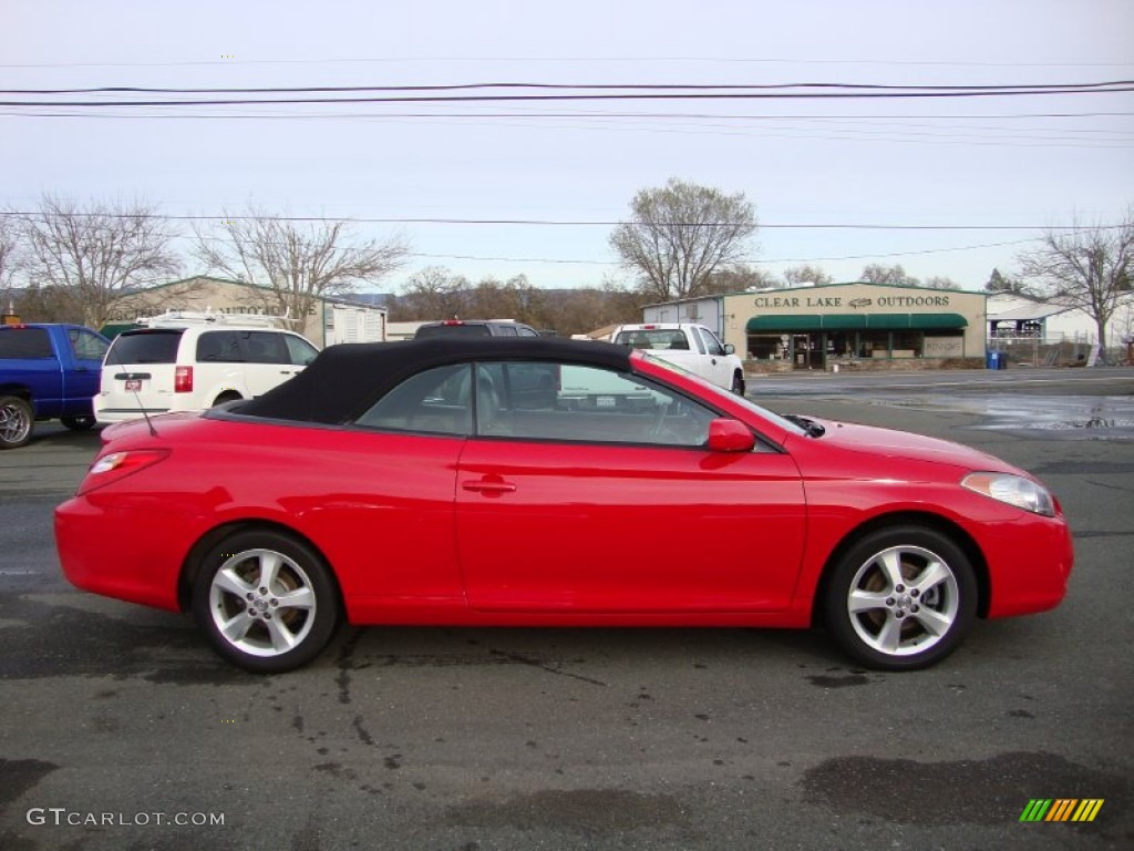 Absolutely Red 2005 Toyota Solara SLE V6 Convertible Exterior Photo #75197109